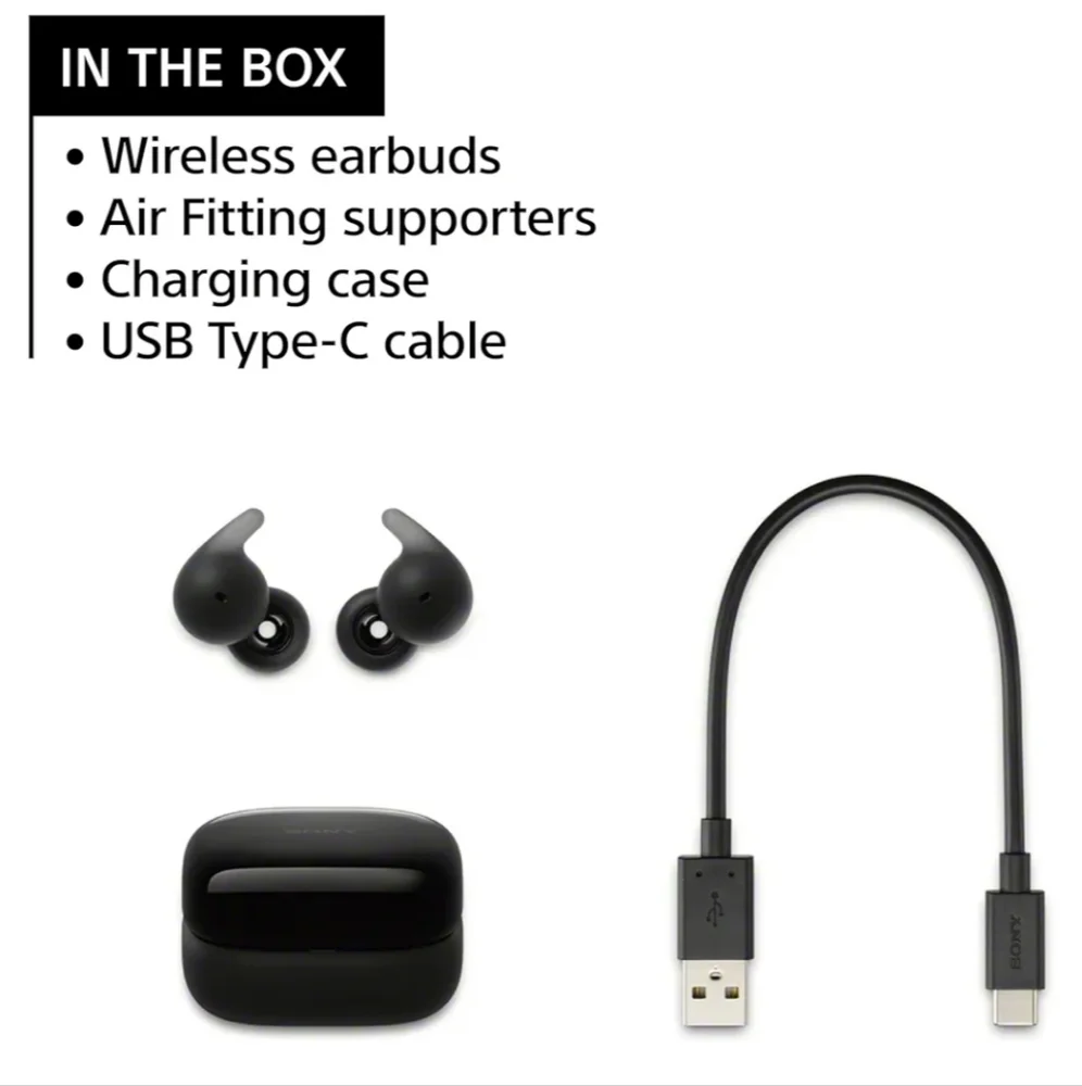 Sony LinkBuds Open Truly Wireless Earbud Headphones with an Open-Ring Design